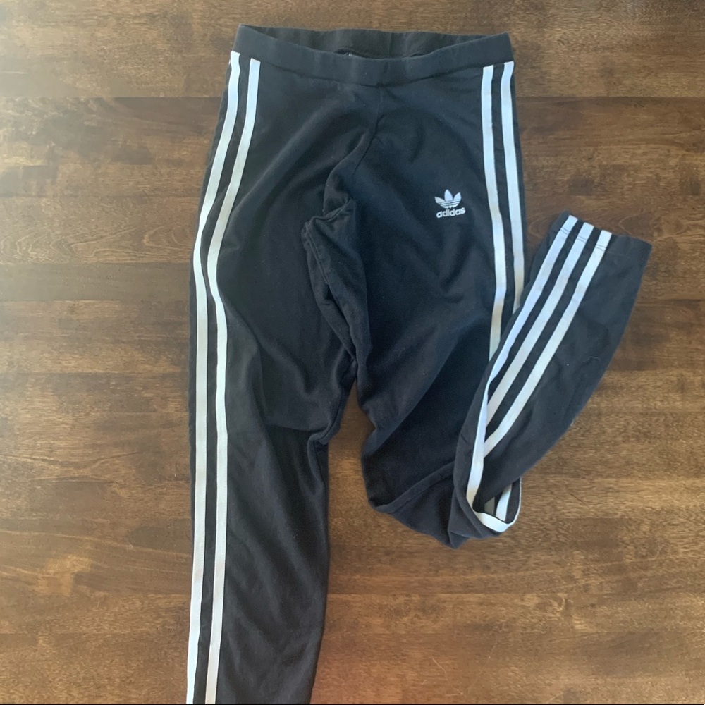 Adidas Three Stripe Leggings